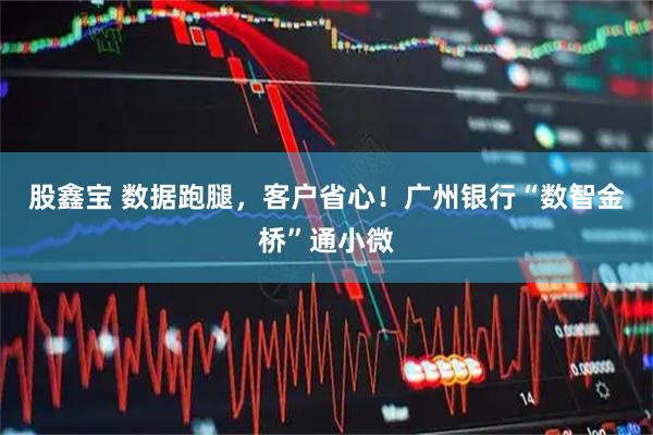 股鑫宝 数据跑腿，客户省心！广州银行“数智金桥”通小微