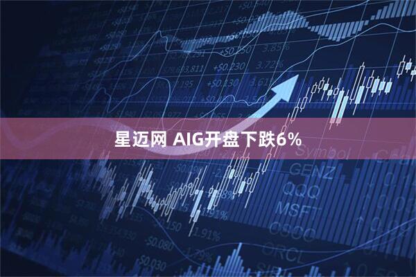 星迈网 AIG开盘下跌6%